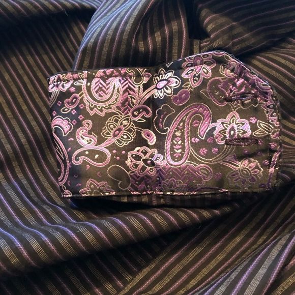 English Laundry by Christopher Wicks Striped Dress Shirt NWOT, Size 17 3… - Picture 7 of 11